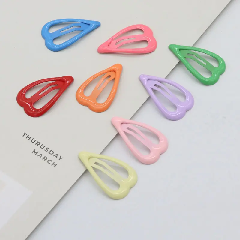 Oil Dripping Spray Paint Side Clip Bang