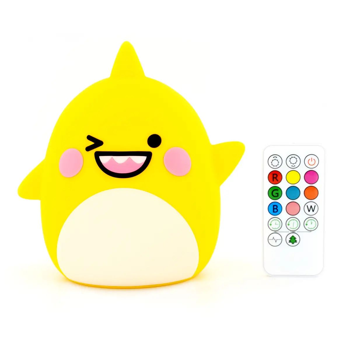 Cute Shark Silicone Light Colorful Color Changing