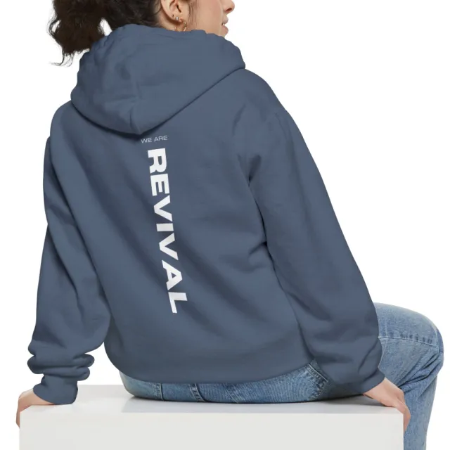 European And American Letter Printing Cartoon Hooded Sweatshirt Blue - Shop at LoveMi