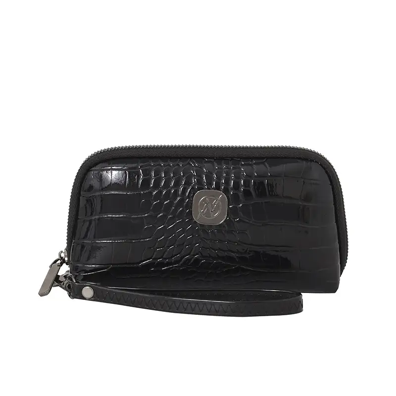 Hand-held Crystal Bamboo Pattern Exquisite Mobile Phone Bag