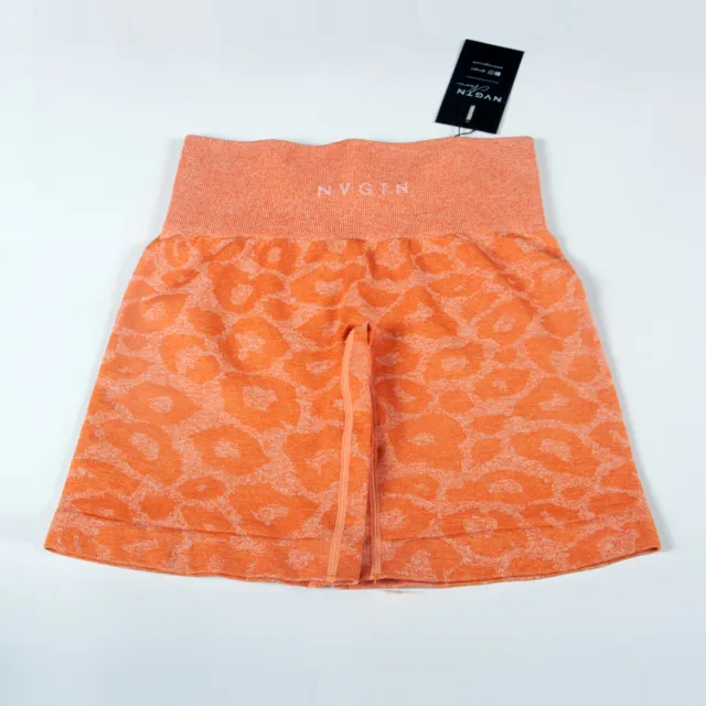 European And American Camouflage Yoga Shorts Elastic Quick drying Breathable Leopard Print Sunset Yellow - Shop at LoveMi