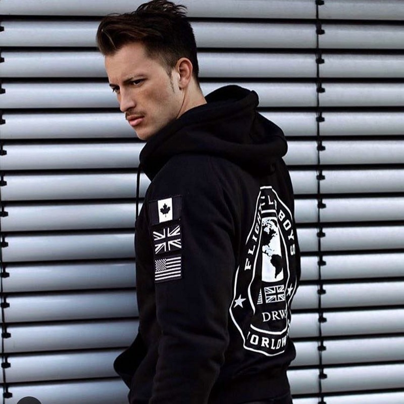 Title 5, Herren-Sportjacke mit Kapuze, trendiger Hip-Hop...