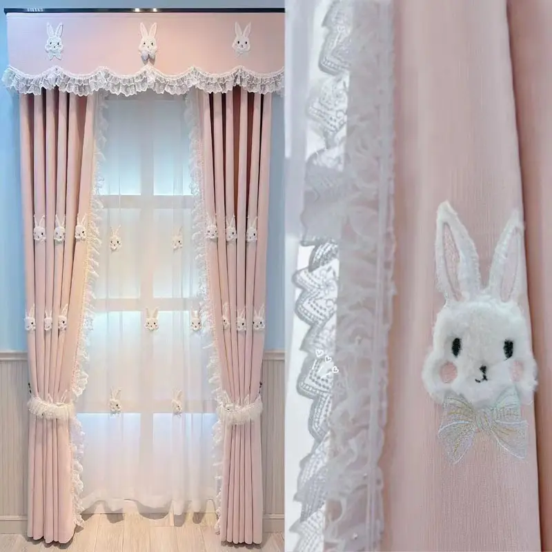 Plush Rabbit Cute Princess Pink Children's Room