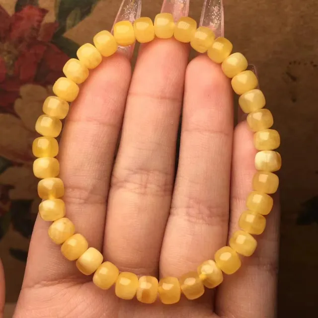 Natural Beeswax Old Bracelet Crafts Accessories Yellow - Shop at LoveMi