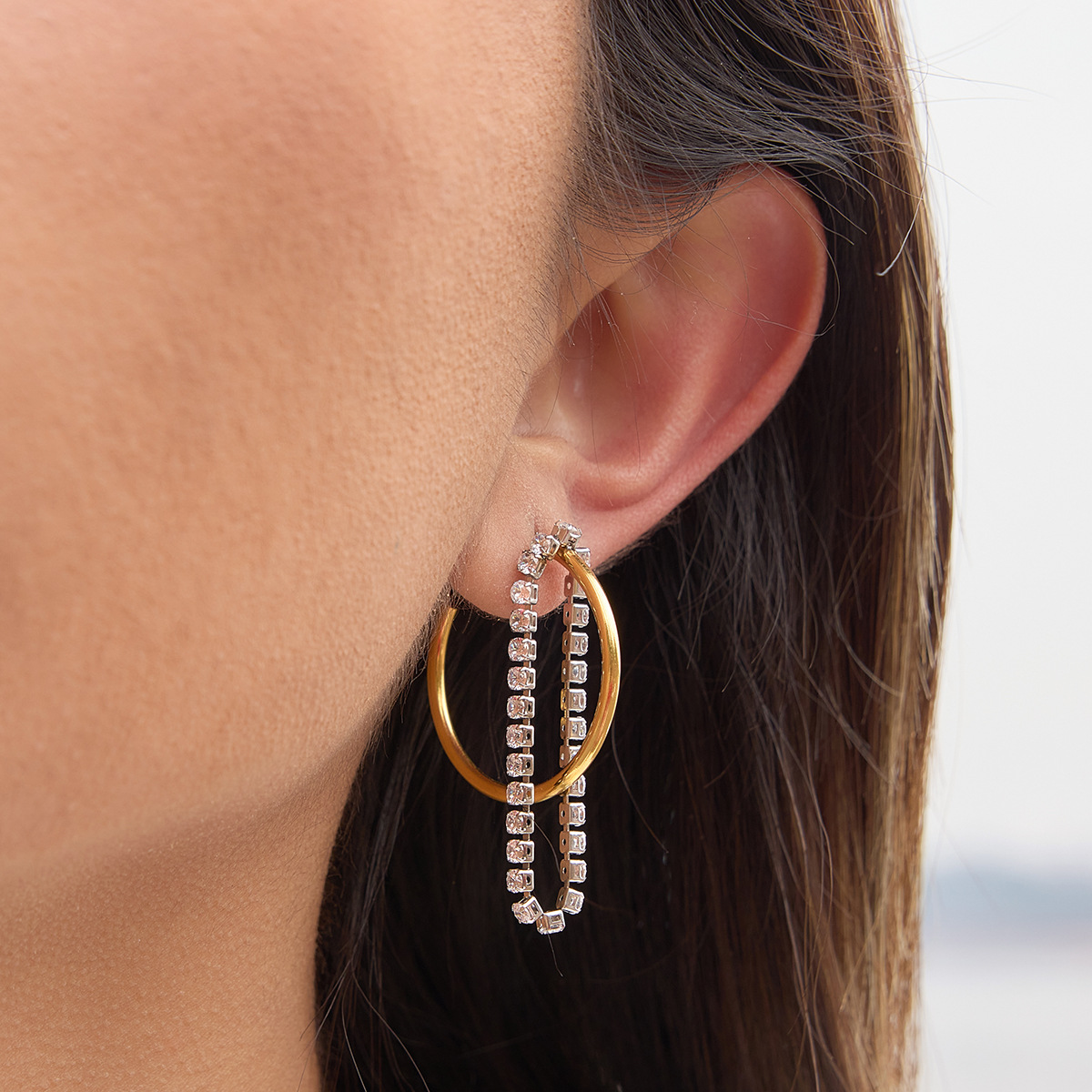Women's Non-fading Stainless Steel Stud Earrings