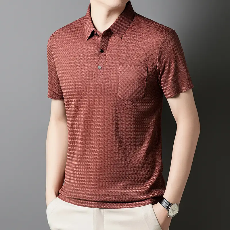 Men's Casual Fashion Half Sleeve Short Sleeve With Pocket