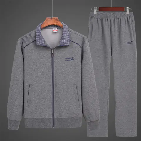 Men's Sport Suit Loose Autumn Winter Sweater Middle-aged