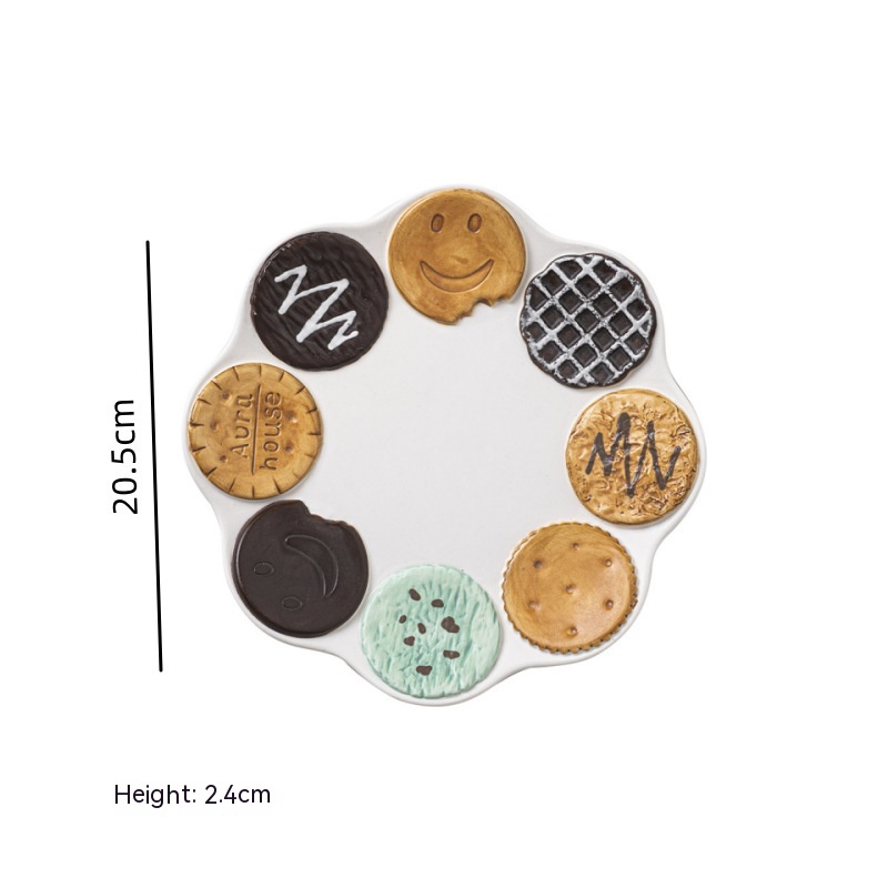 417 Color Biscuit Plate