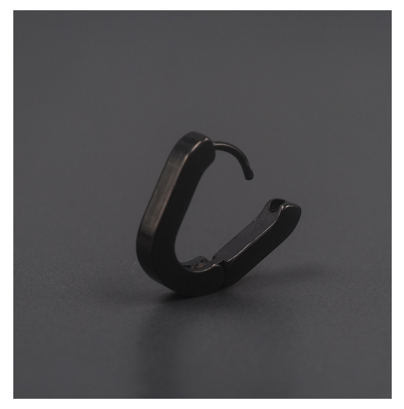 Hip Hop Street Ear Studs Men Hiphop Geometric Earrings