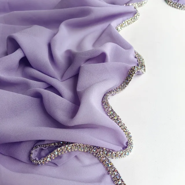 Light Diamond Chiffon Solid Color Women's Toe covered Scarf 14Color - Shop at LoveMi