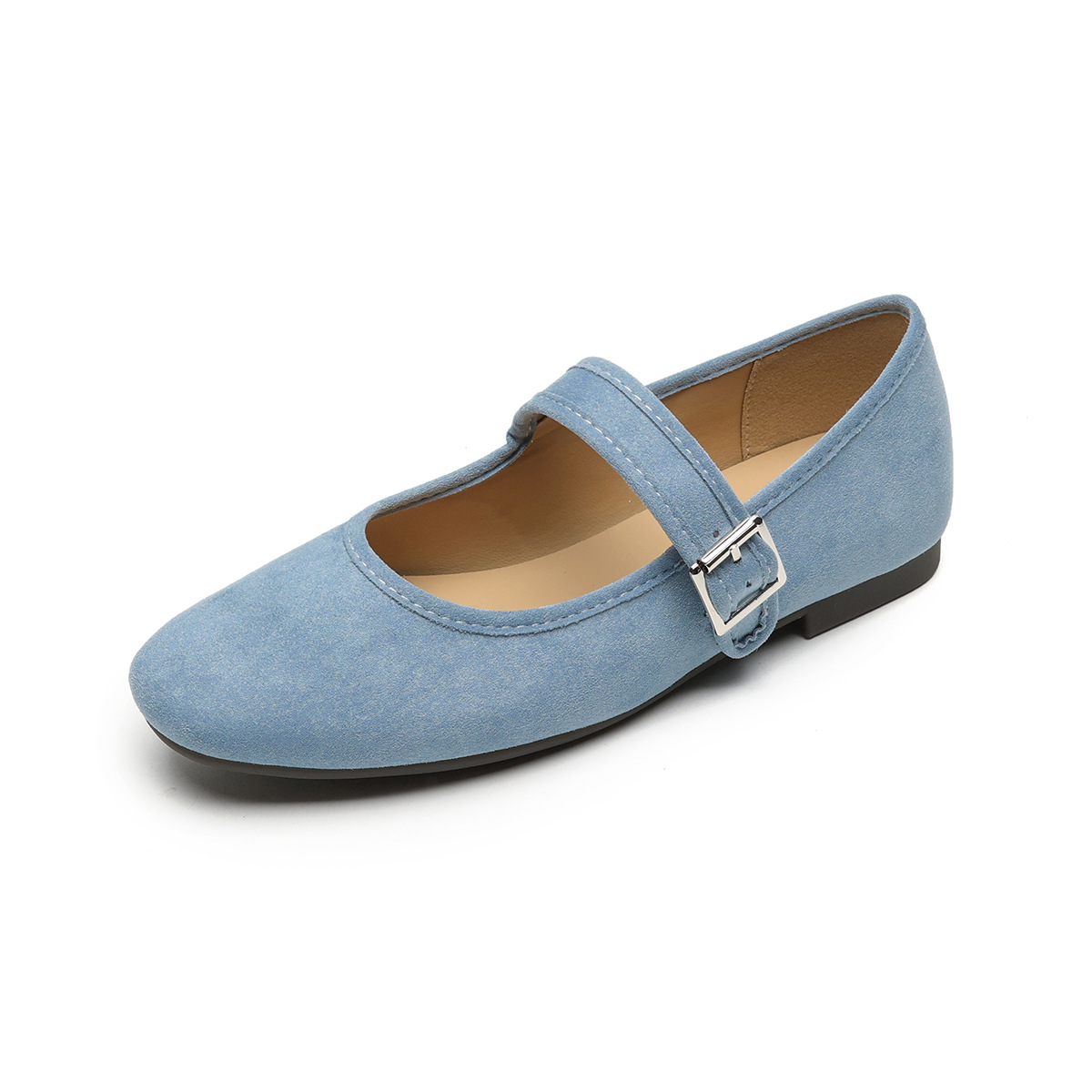 Suede Slip-On Flats, picture 2 of 5