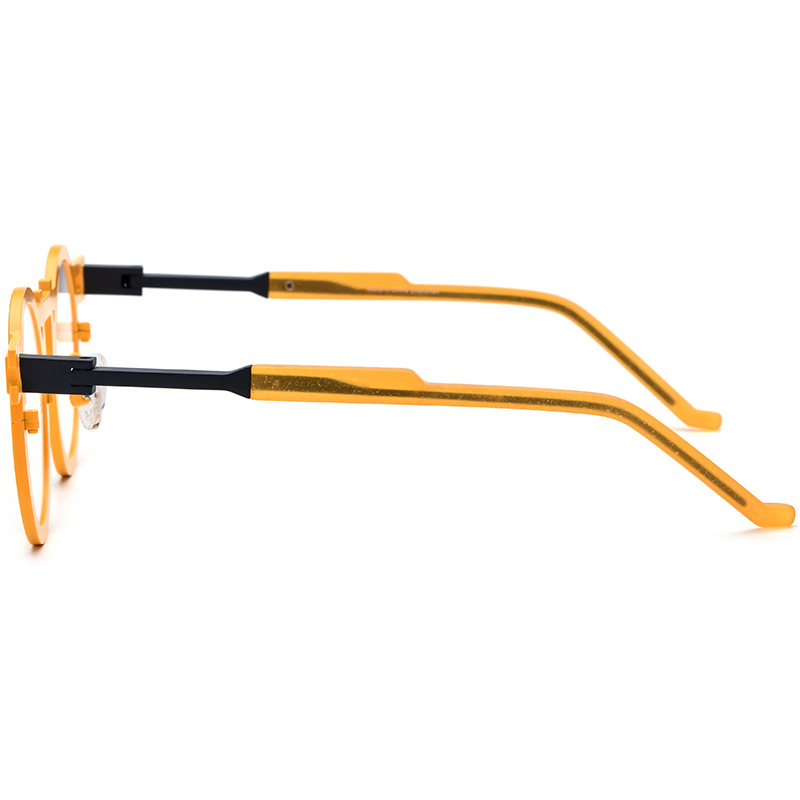 Colorful Ultra-light Pure Titanium Round Eyeglass Frames