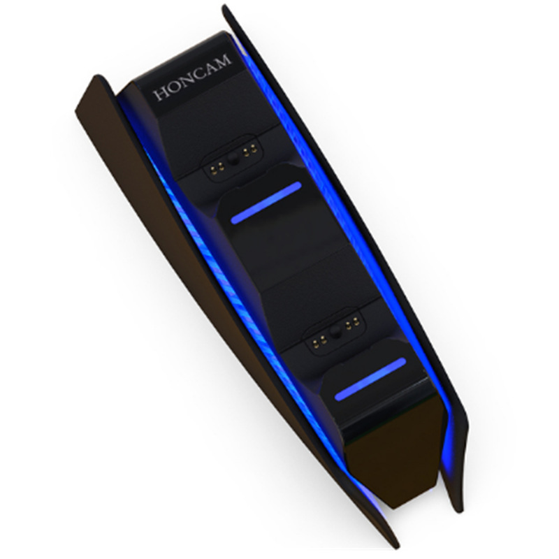Dual-charge PS5 Controller lader lading dokk - Miniatyr 2