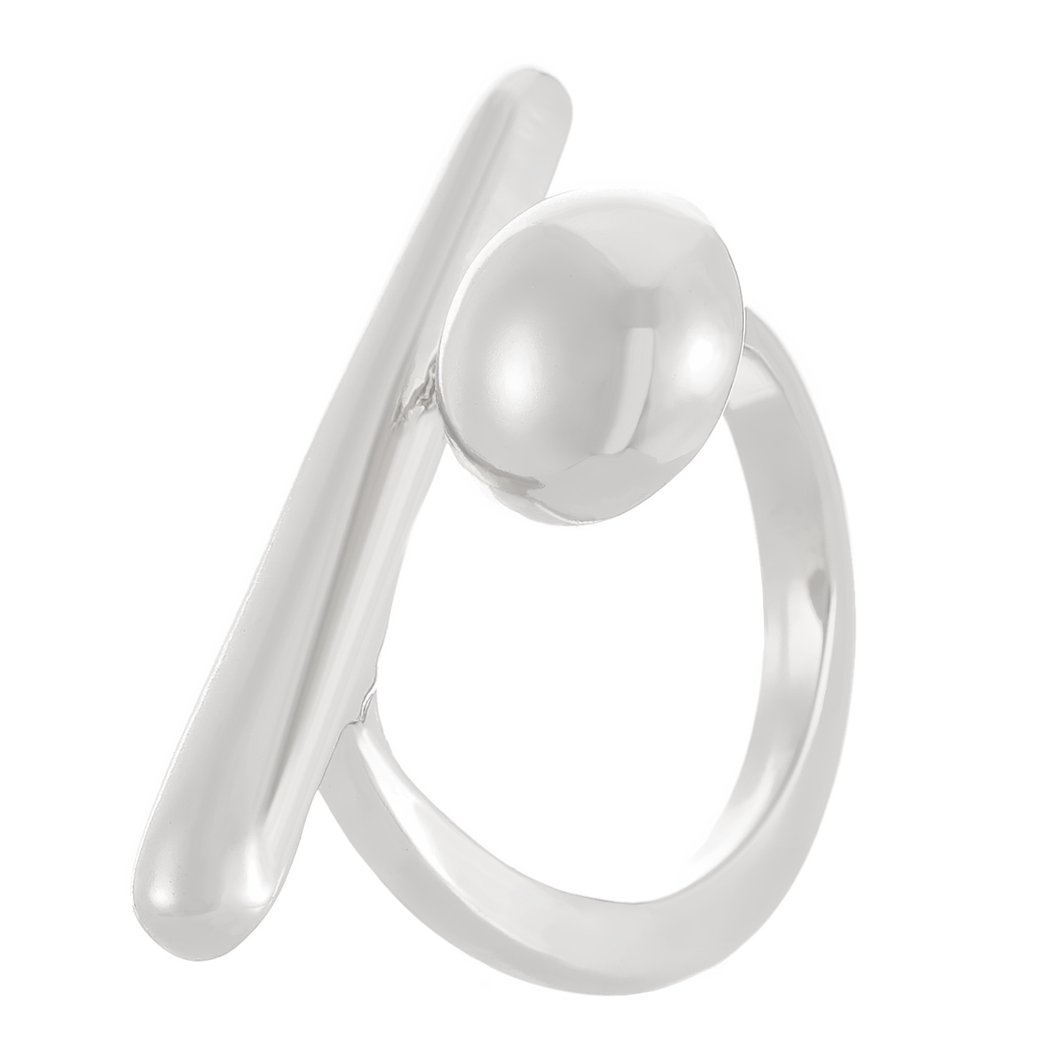 Sleek Minimalist Geometric Ring For Womenlight Luxury With A Premium Sophisticated Vibe