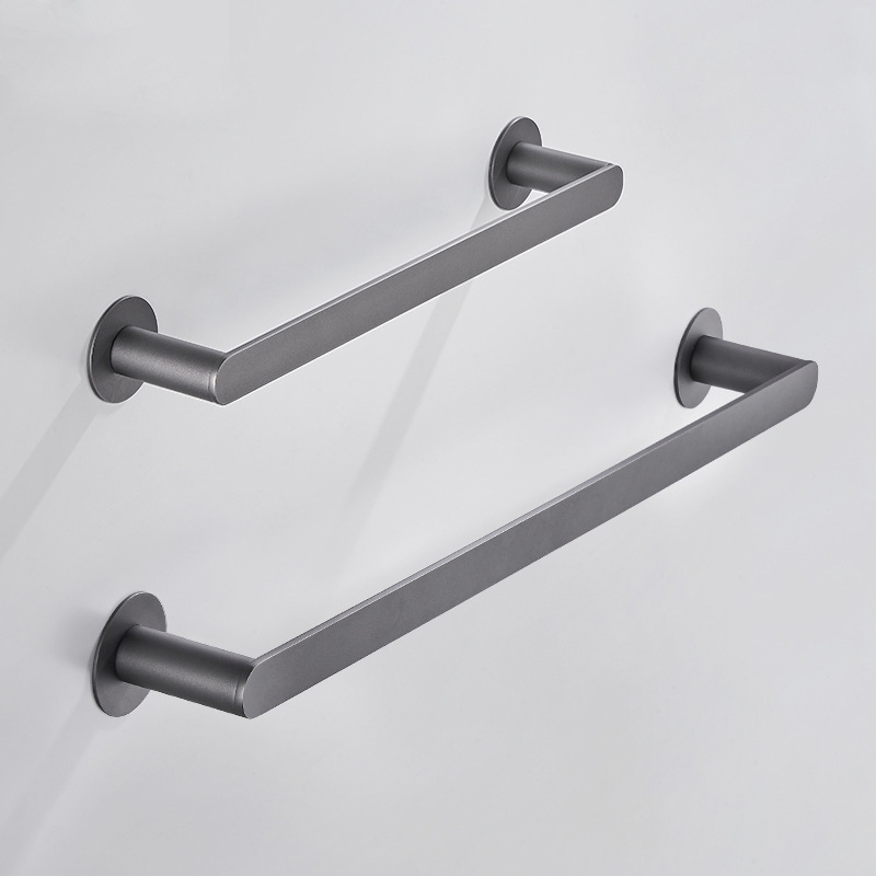 Wall-mounted Shoe 304 Stainless Steel Single-bar Bathroom Towel Rack