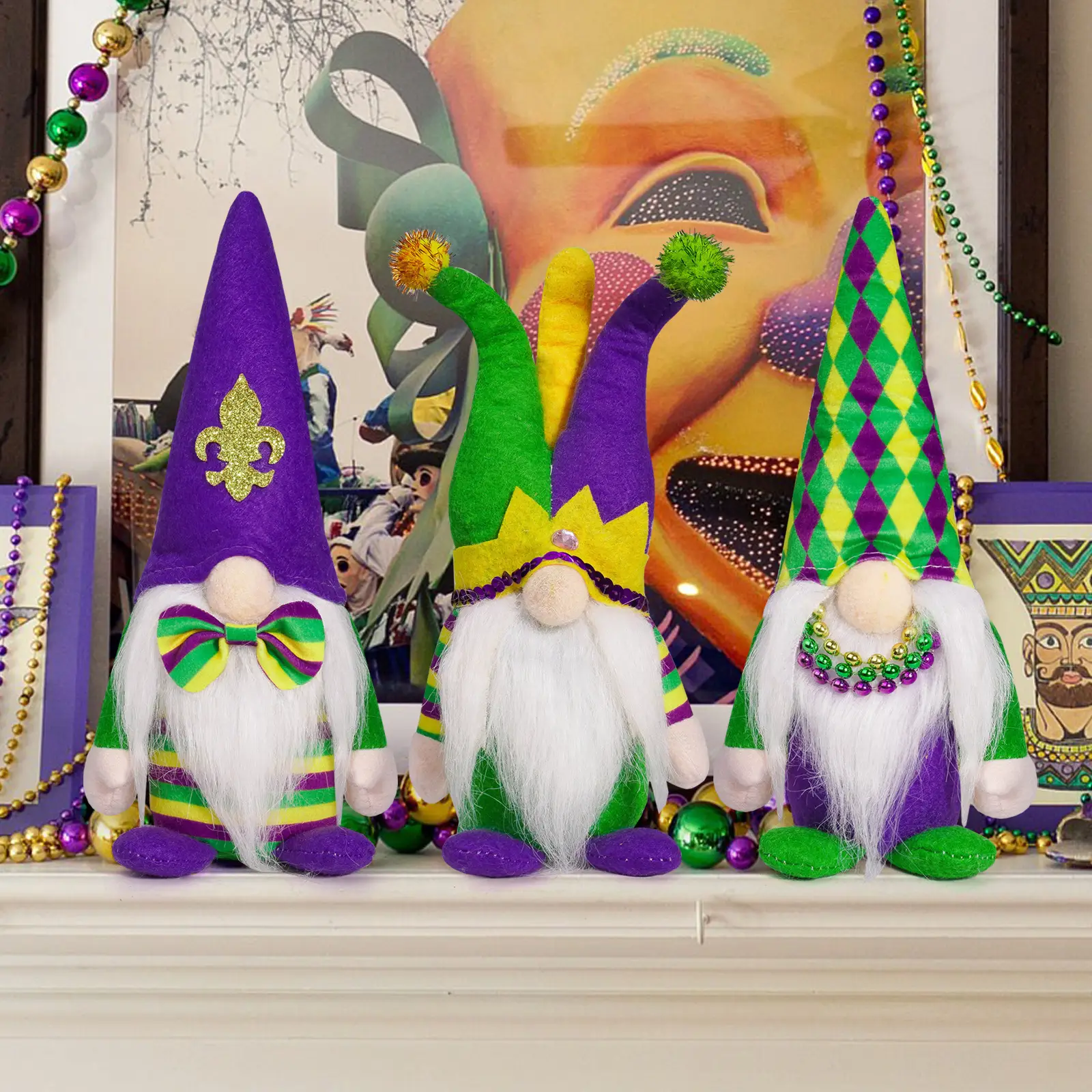 Carnival Faceless Doll Decoration Carnival Old Man Ornaments