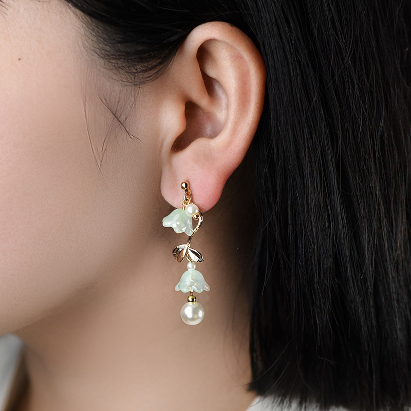 Linglan Ancient Style Tassel New Chinese Style Simple Earrings