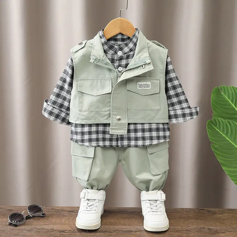 Children's Vest Shirt And Pants Set