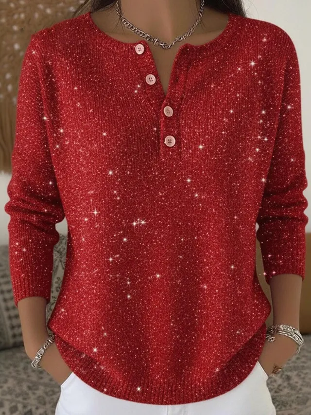 Retro Christmas 3D Digital Printing Four button Stand Collar T shirt Tcfs6266 - Shop at LoveMi
