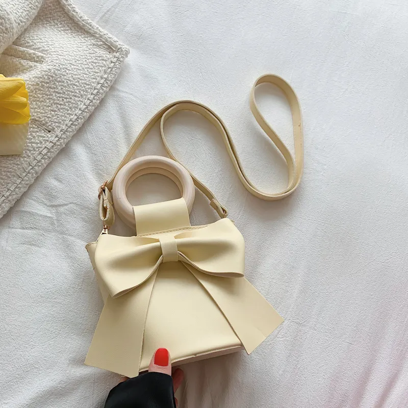 Summer New Vintage Bow Bag For Women - Yellow