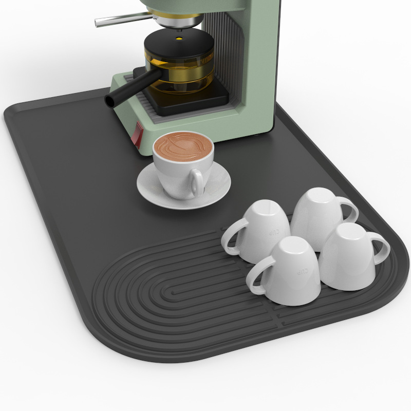 Tapis de Café en Silicone — Élégant et Pratique pour ton Bureau - image 1