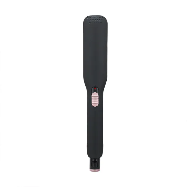 Hair Curler And Straightener Dual use Electric Hair Straightener Black - Shop at LoveMi
