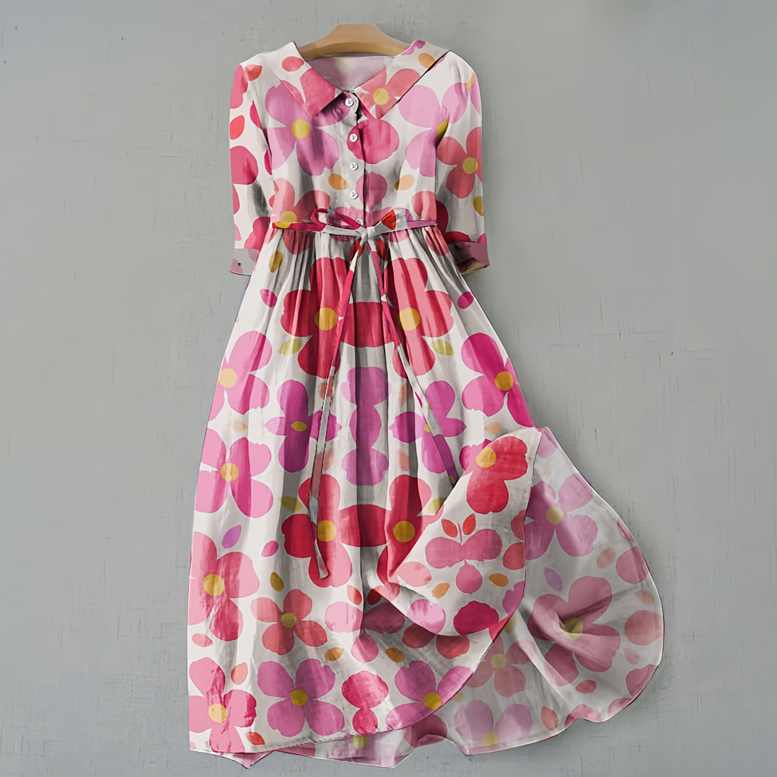 Shirt Dress Bohemian Vacation Style 22 Models - Shop at LoveMi