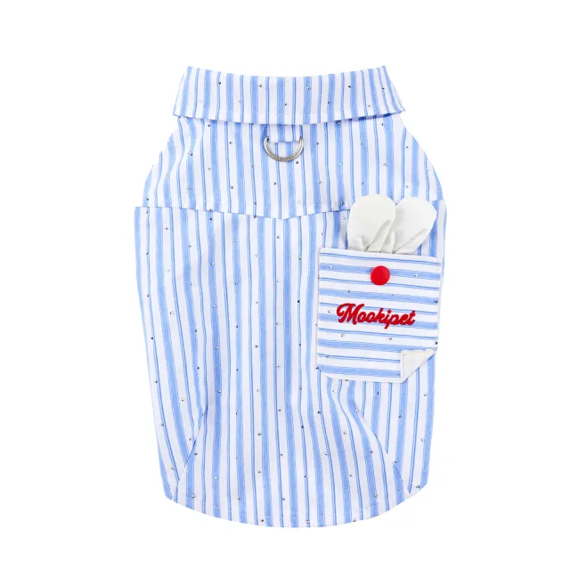 Schnauzer Pet Summer Thin Shirt Cute Blue - Shop at LoveMi