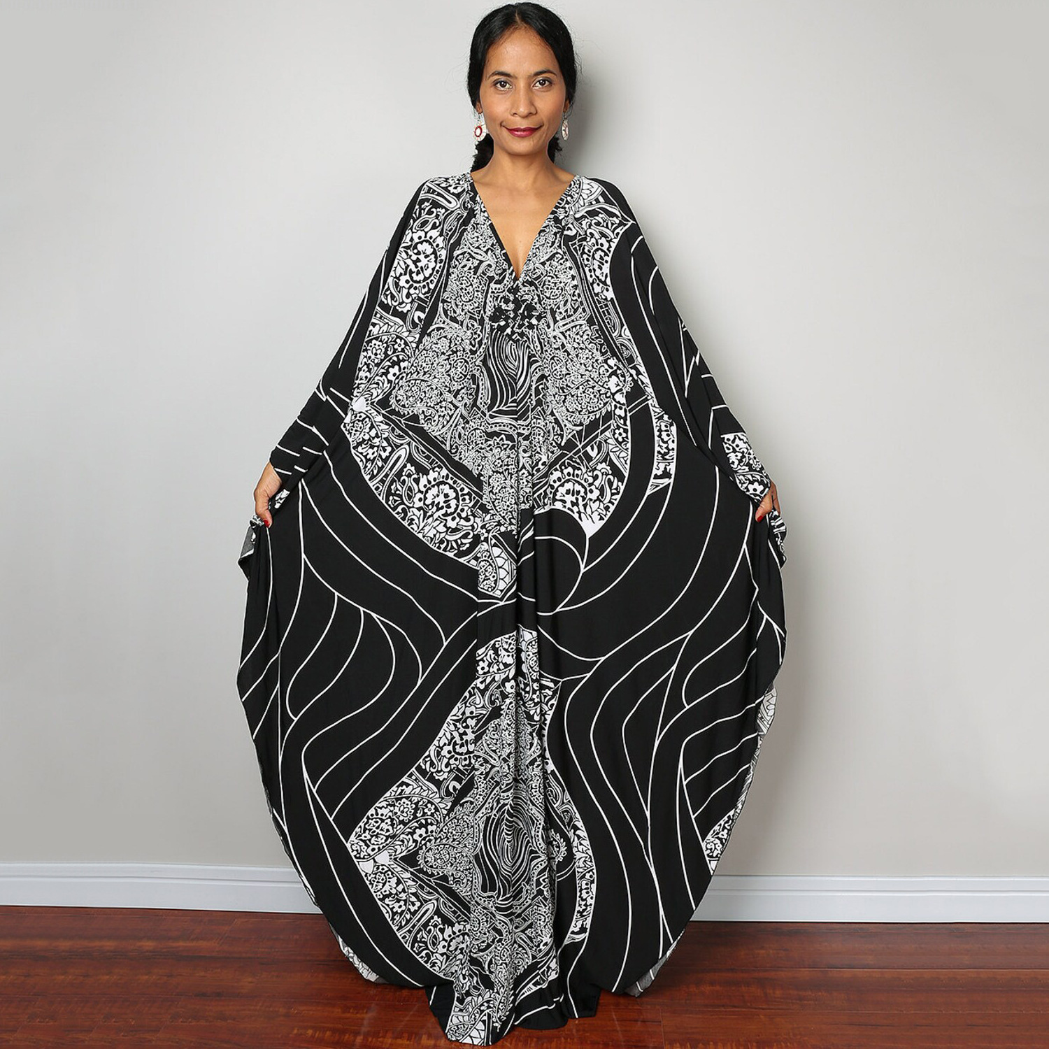 Beach Cover-up Robe Long Dress - Image 4