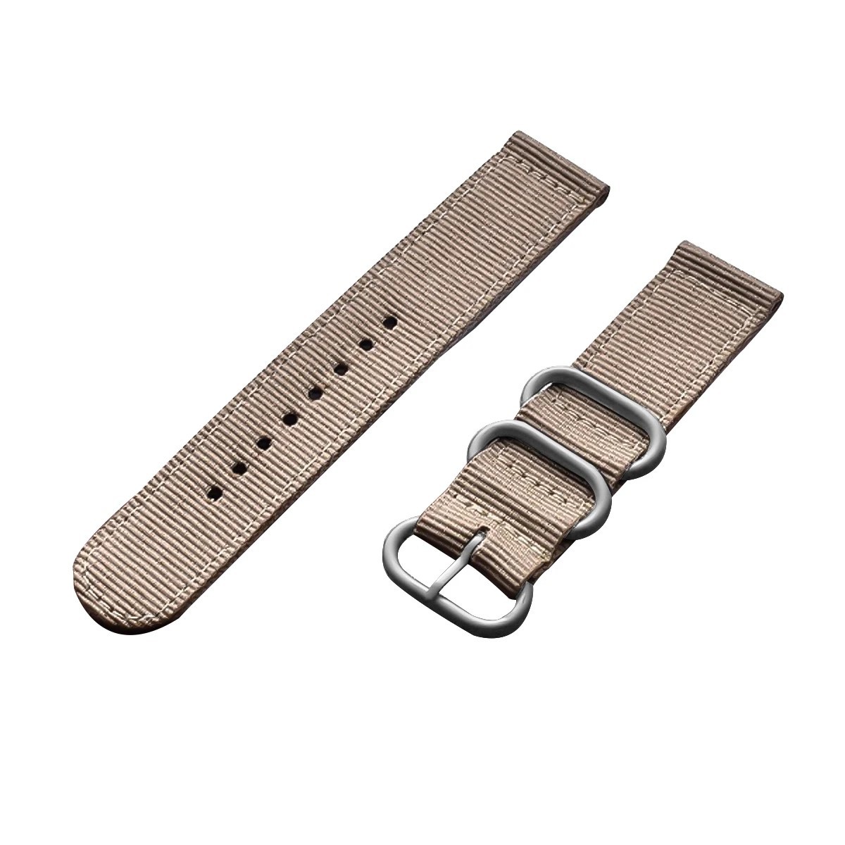 Khaki Silver Buckle