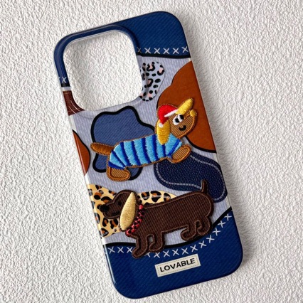 Patch Puppy themed 17mm Niche Cute Phone Case