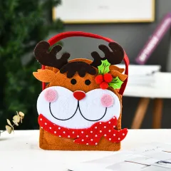 Three-dimensional Drawstring Decorative Apple Bag - Cute Tote Deer - View 1