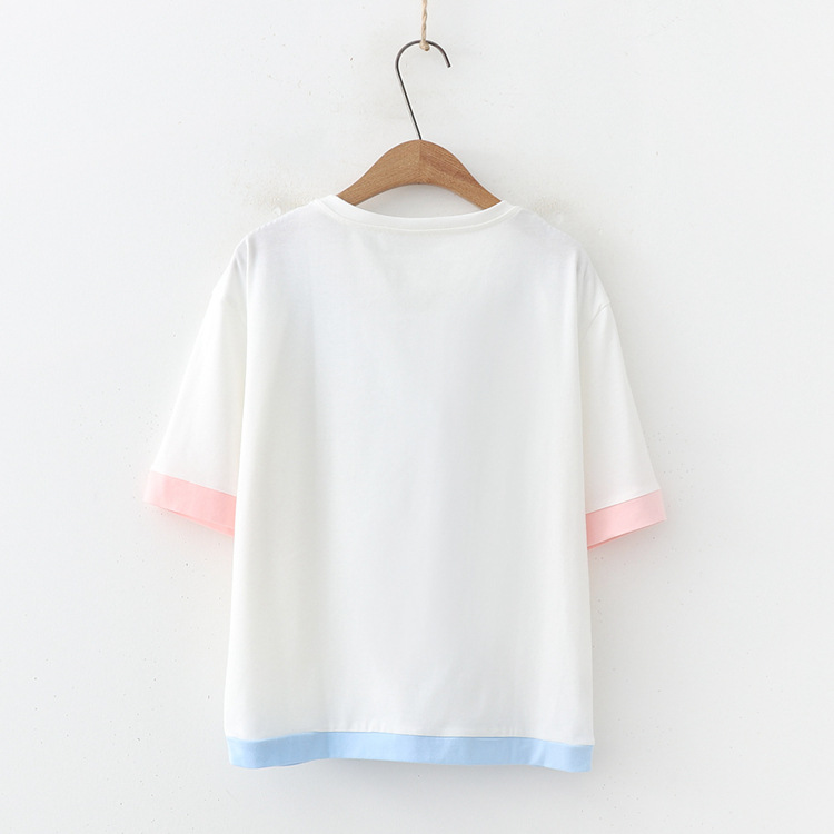 Title 6, Embroidered letter tie t-shirt