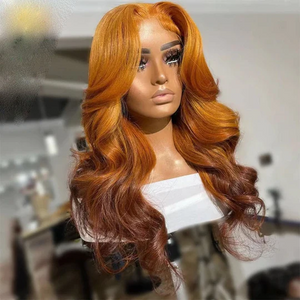 Golden Brown Gradient Real Hair Lace Headgear — foto 5