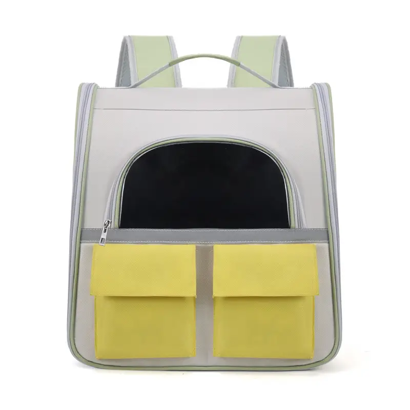 Cat Bag Portable Large Capacity Backpack Transparent Canvas