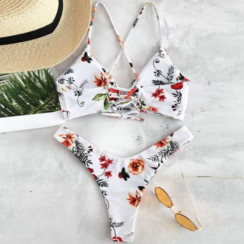 Cross-border Foreign Trade New Swimsuit Bikini Sexy Women's Split Swimsuit