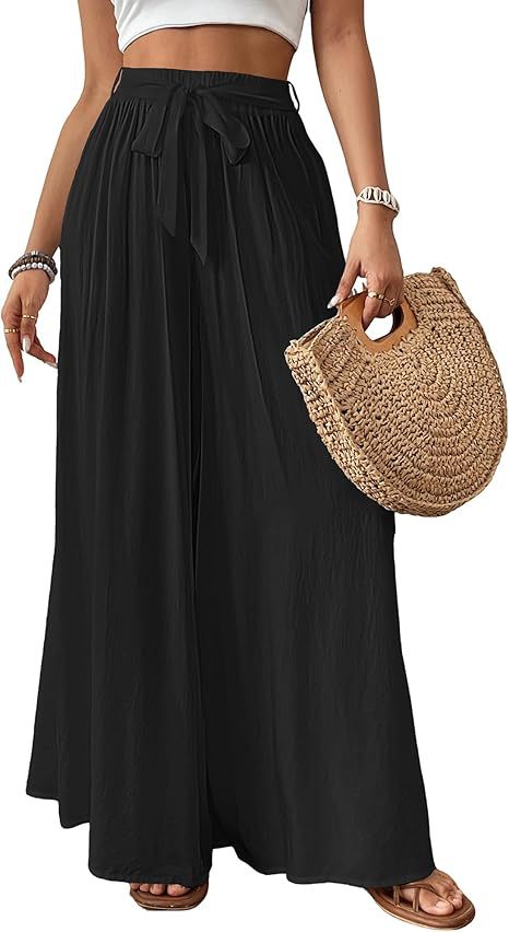 Womens Flowing Floral Wide-Leg Pants — foto 4