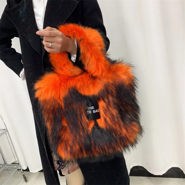 Crossbody Large Capacity Totes Personality Retro Orange - Shop at LoveMi