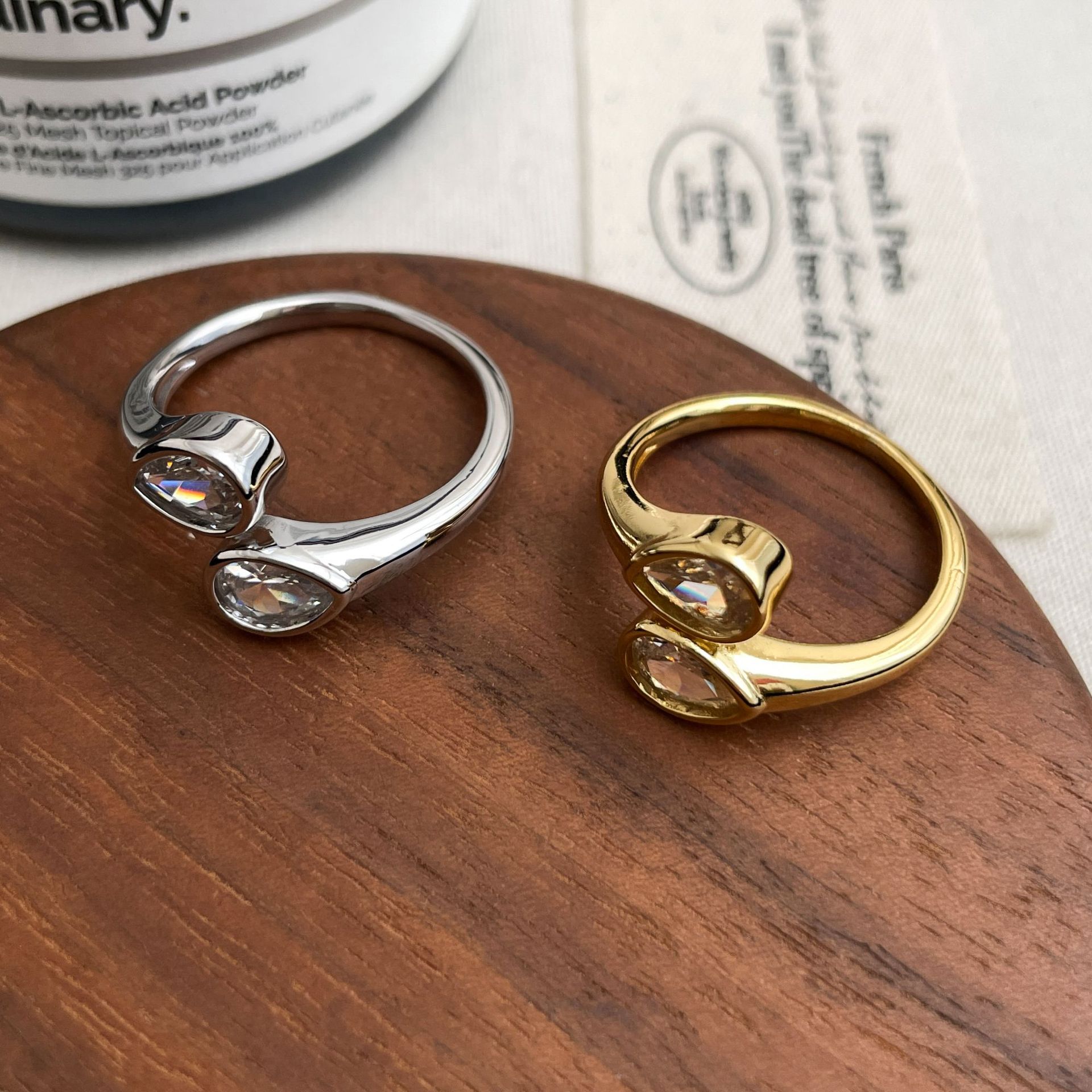 New Fashion Feng Shui Drop-Shaped Ring For Women
