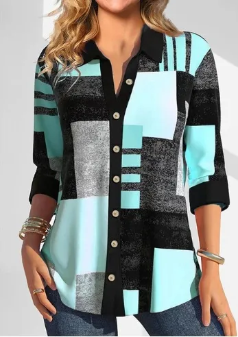Women's 3D Printed Long sleeved Shirt Style3 - Shop at LoveMi