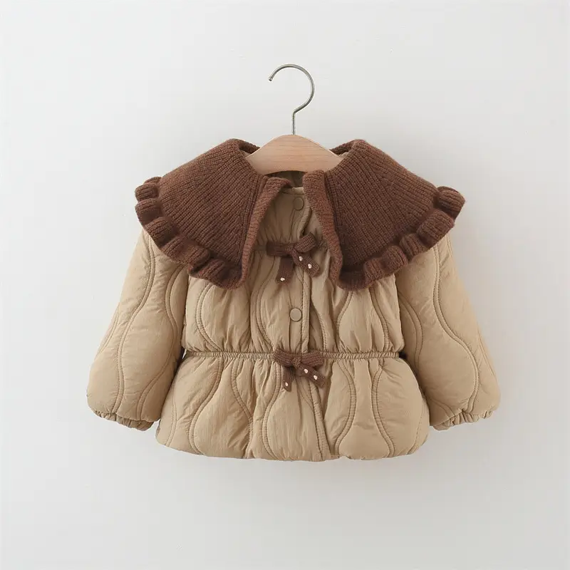Winter Thick Cotton-padded Coat Girl Thermal Children's Clothing Top