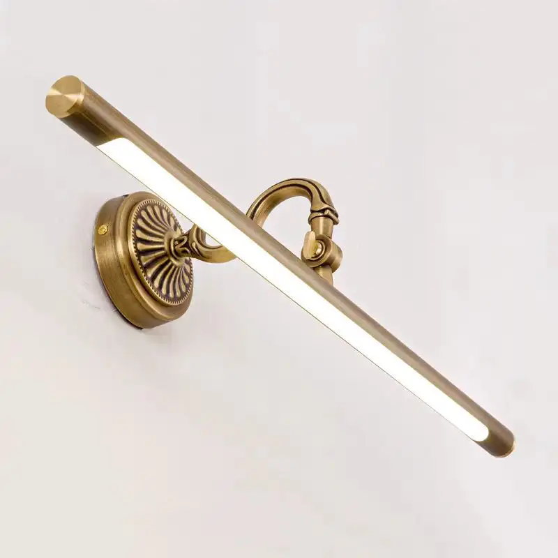 All Copper European Mirror Front Lamp Bathroom Bathroom