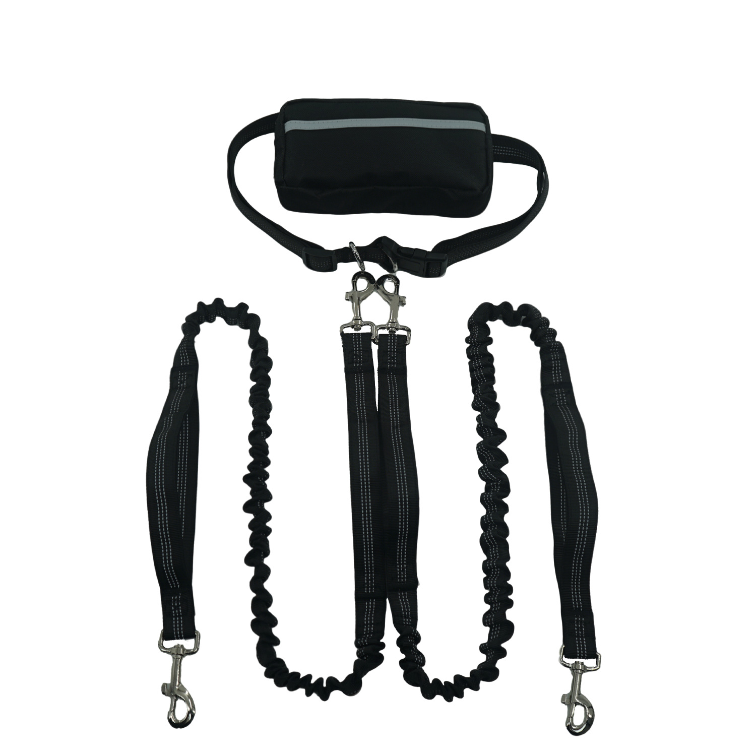 Multifunctional Running Waist Pack With Leash Portable For Dog Walking And Explosion-proof 5