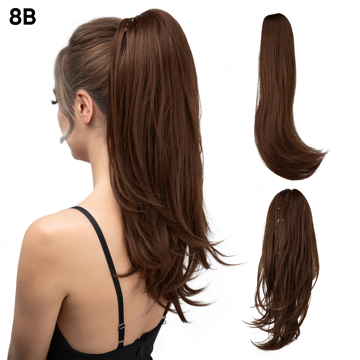 European And American Style Wig Women's Short Hair Ponytail 12