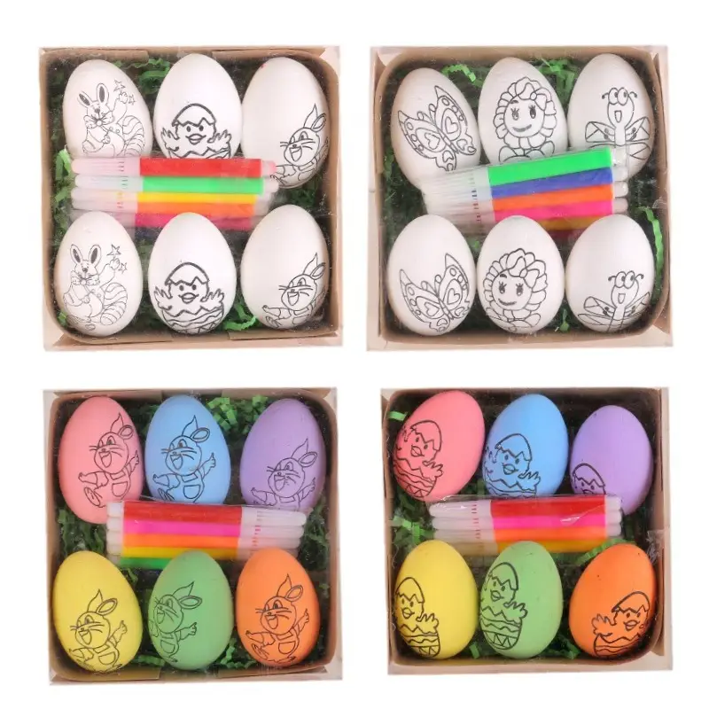 Easter DIY Hand-painted Eggs