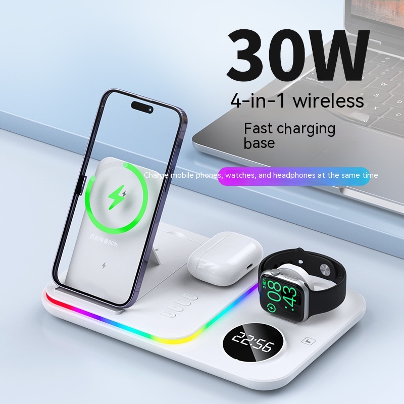 30W Multifunctional Three In One Wireless Magnetic Suction - Image 12