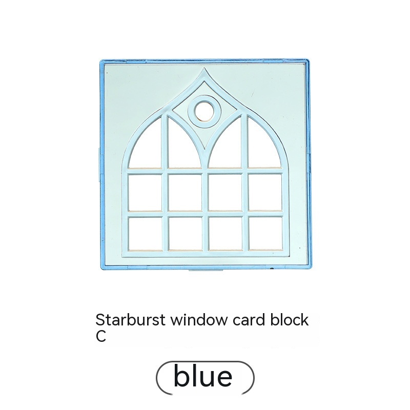 Window Card Block Blue