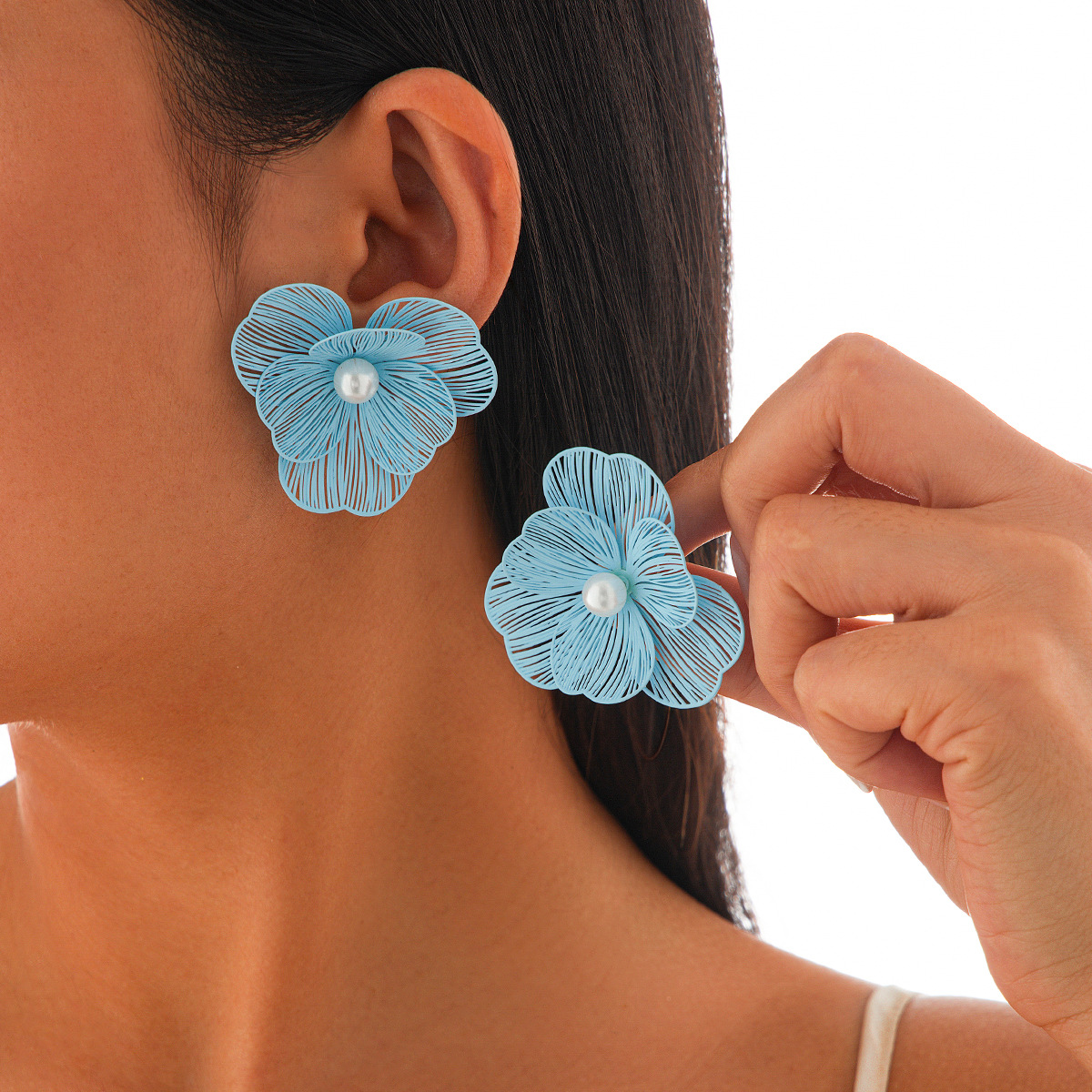 Sweet And Simple Ginkgo Leaf Flower Large Earrings