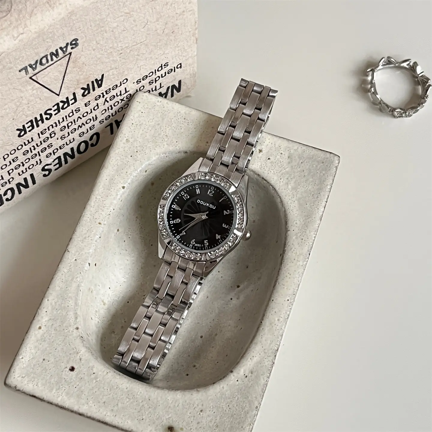 New Womens Watch With Steel Band Small