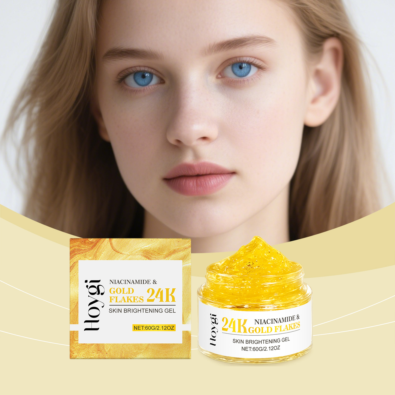 Niacinamide 24K Gold Foil Moisturizing Gel